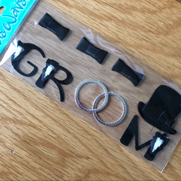 Jolee’s boutique 5-pack dimensional sticker collage lot wedding themed NEW - Picture 5 of 11